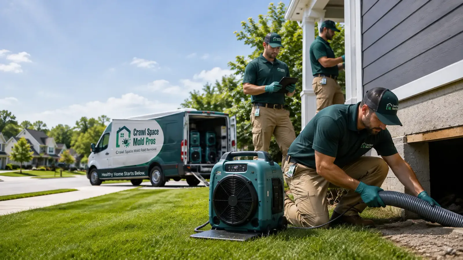 Crawl Space Mold Removal in Nisland, SD